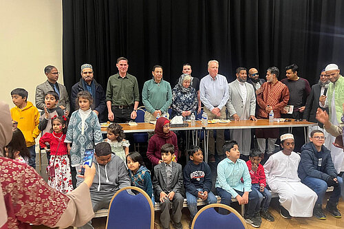 Celebrating Eid with the local Muslim community Celebrating Eid with the local Muslim community