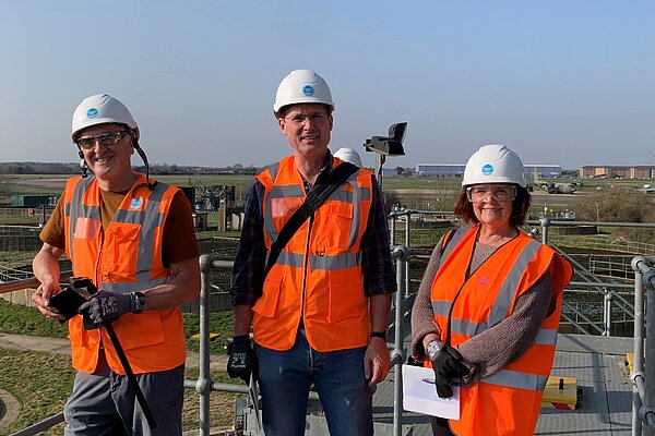 Visiting Carterton sewage treatment facility